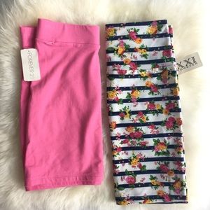 🆕 Forever 21 set of 2 pencil skirt pink flower  M